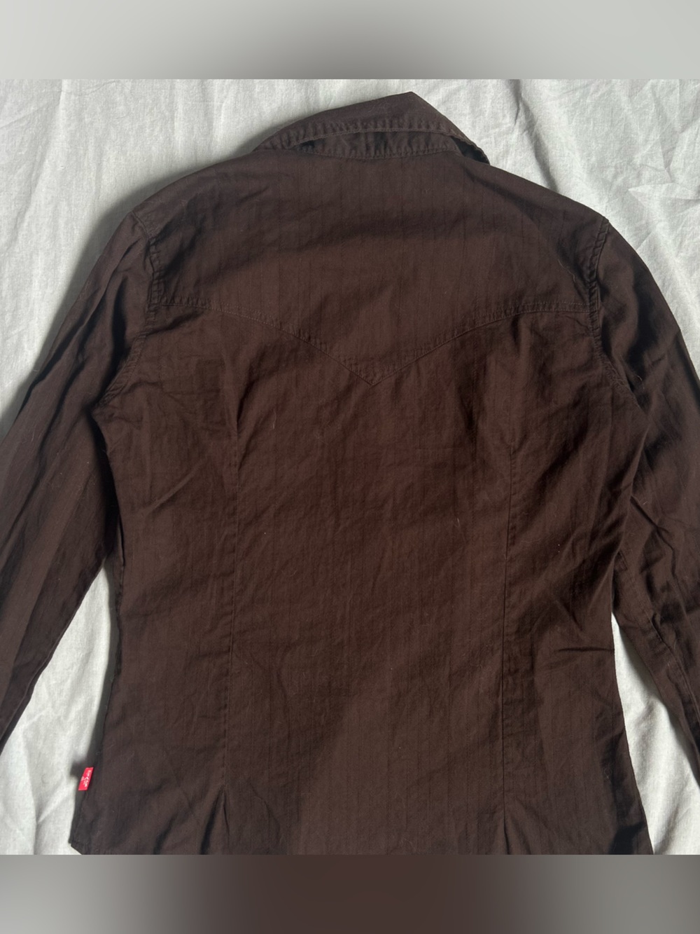 vintage Levi’s brown button up blouse - Picture 8 of 8